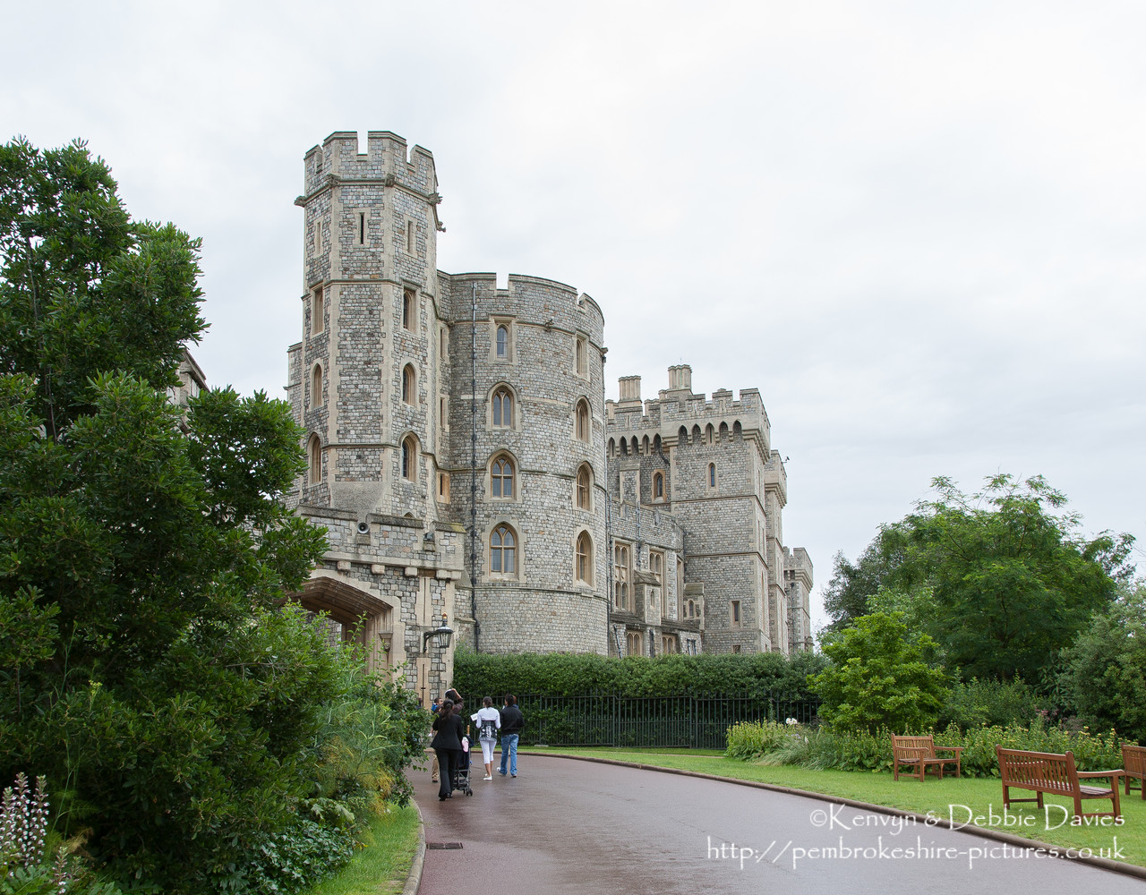 Windsor Castle is a royal residence at Windsor in the English county of Berkshire. The castle is notable for its long association with the British royal family and for its architecture. The original castle was built in the 11th century after the Norman invasion by William the Conqueror. [http://en.wikipedia.org/wiki/Windsor_Castle]