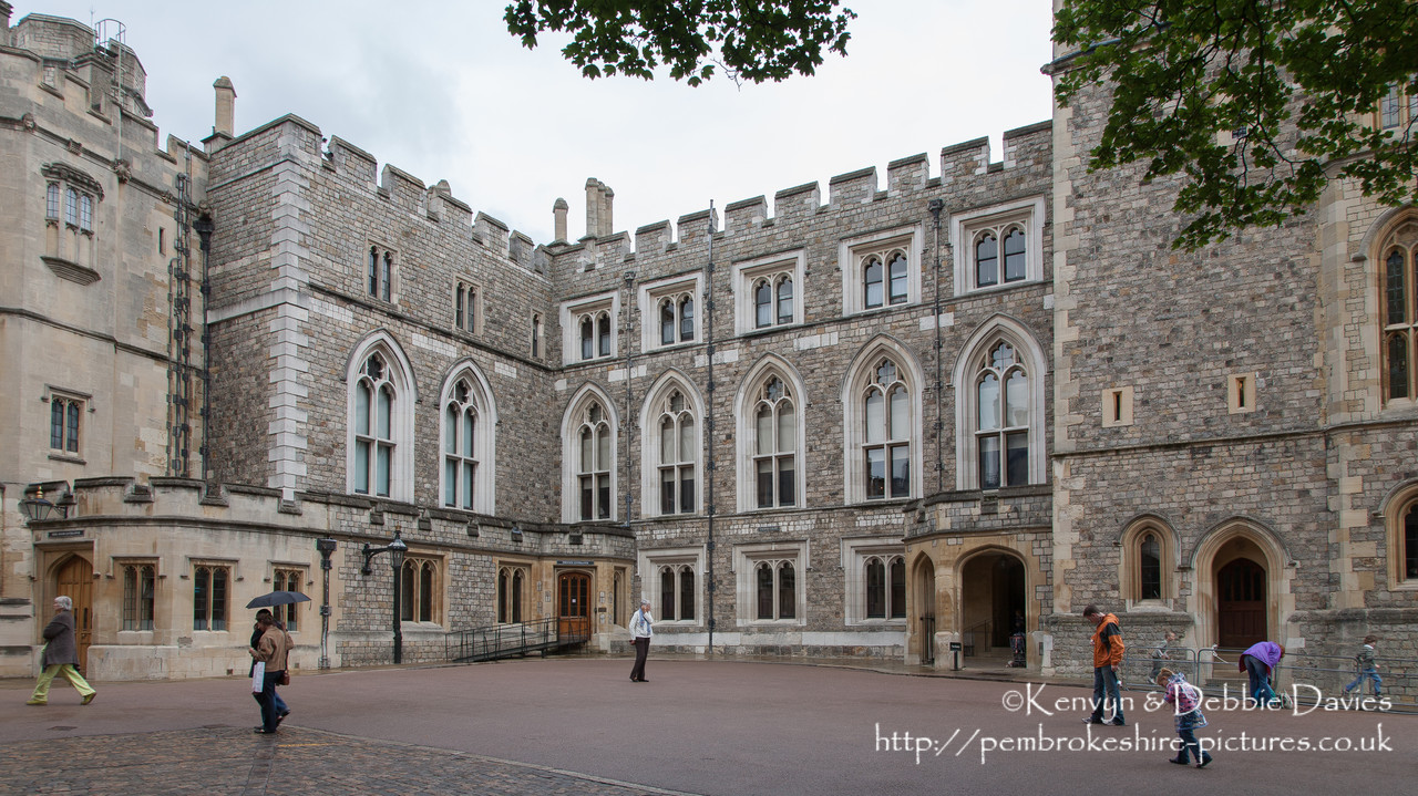 Windsor Castle is a royal residence at Windsor in the English county of Berkshire. The castle is notable for its long association with the British royal family and for its architecture. The original castle was built in the 11th century after the Norman invasion by William the Conqueror. [http://en.wikipedia.org/wiki/Windsor_Castle]