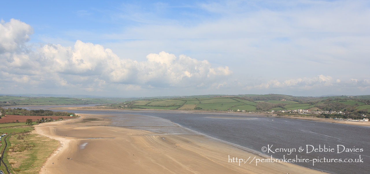 Llansteffan Castle (OS: SN 351 101)