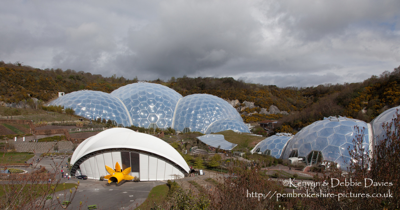 Completed in 2001, The Eden Project is a visitor attraction in Cornwall consisting of biomes containing plant from the Mediterranean ad Tropics.