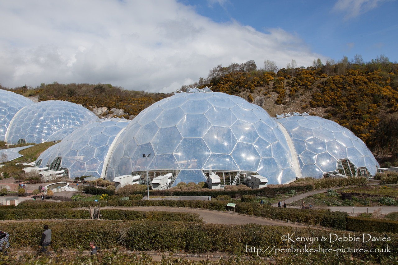 Completed in 2001, The Eden Project is a visitor attraction in Cornwall consisting of biomes containing plant from the Mediterranean ad Tropics.