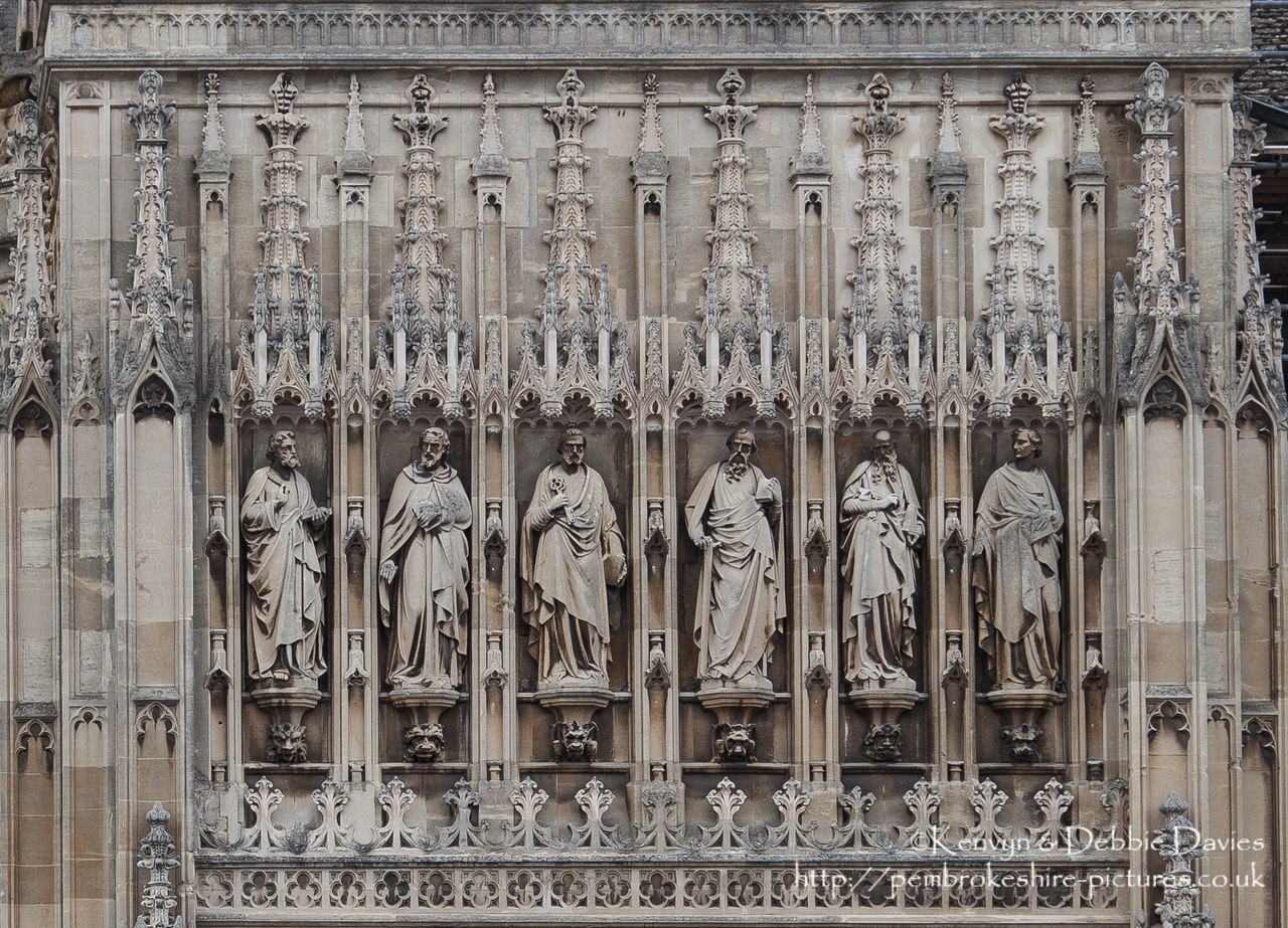 Gloucester Cathedral, or the Cathedral Church of St. Peter and the Holy and Indivisible Trinity - as it stands today - was started in 1089 by Robert de Losinga, Bishop of Hereford. Originally an abbey, it was refounded as a cathedral by King Henry Viii in 1541. It's difficult to say when the cathedral was completed as it was added to for centuries after it's founding. The tower - for example - was started in 1450.