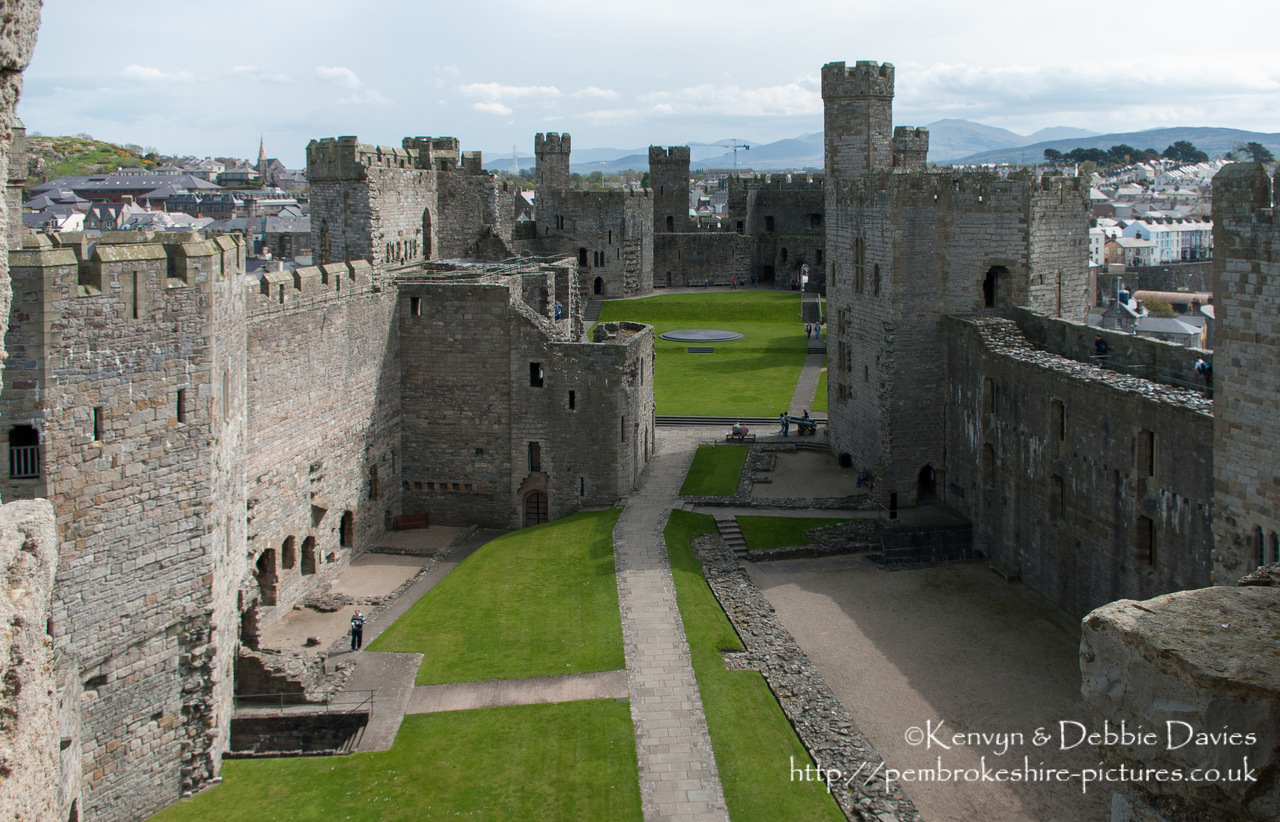 13th Century Castle in Gwynedd, North Wales