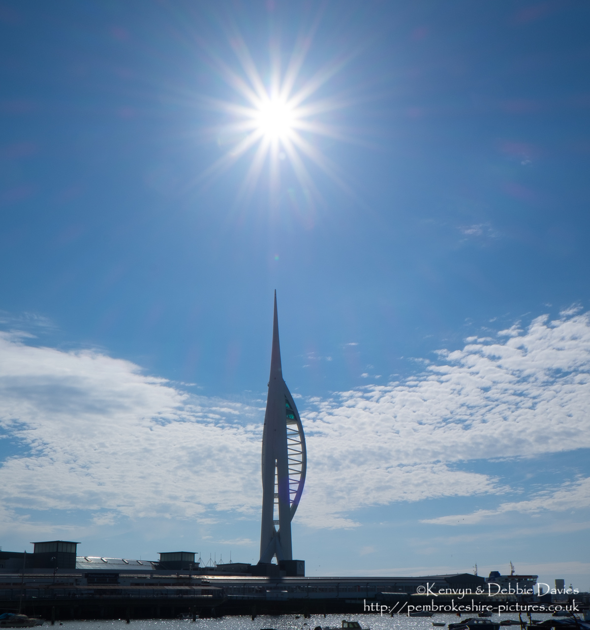 Should have chosen a larger aperture for this as defraction has softened it up a bit.<br/><br/>Standing at 560ft (170m) The Spinnaker is the highest human built and accessible point in Britain outside London.