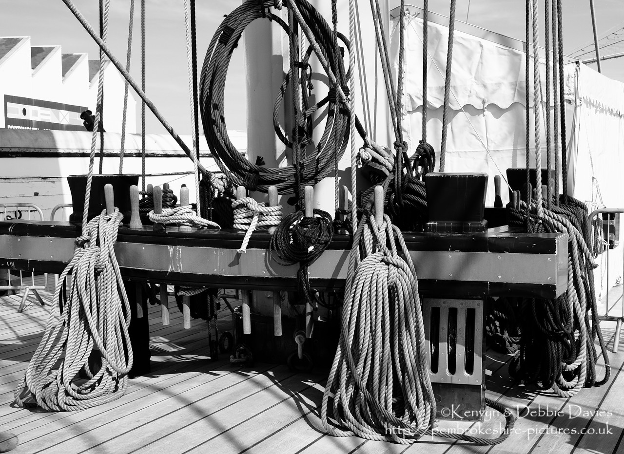 Built between 1859-61, The HMS Warrior was one of two armoured frigates (her sister ship was the HMS Black Prince) built in response to the French Napol?on, the first steam powered battleship in the world. She was the largest, most powerful and fastest ship of her day but soon became obsolete as maritime warfare equipment advanced. She is now docked in Portsmouth Harbour and has been restored as part of the National Maritime Fleet.