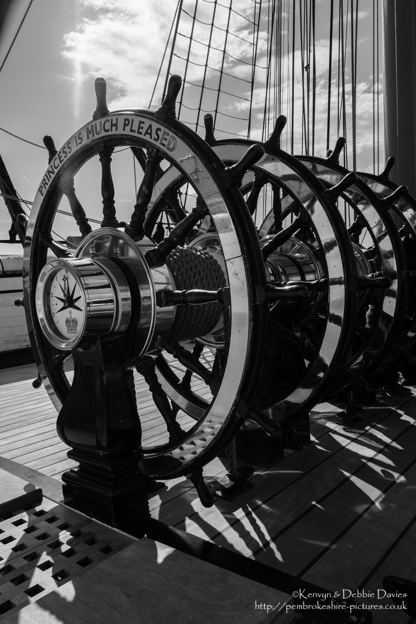 Built between 1859-61, The HMS Warrior was one of two armoured frigates (her sister ship was the HMS Black Prince) built in response to the French Napol?on, the first steam powered battleship in the world. She was the largest, most powerful and fastest ship of her day but soon became obsolete as maritime warfare equipment advanced. She is now docked in Portsmouth Harbour and has been restored as part of the National Maritime Fleet.