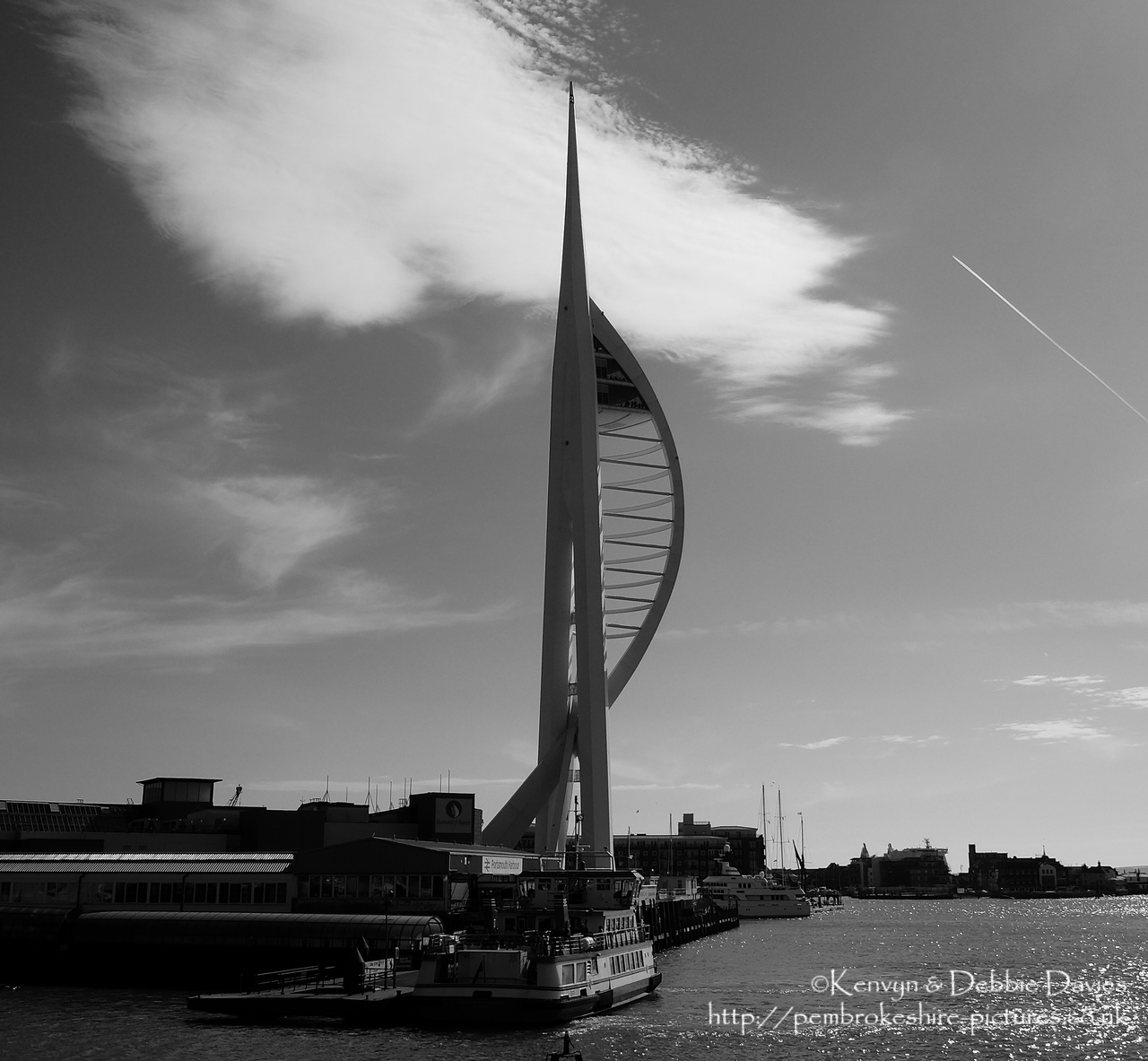 Standing at 560ft (170m) The Spinnaker is the highest human built and accessible point in Britain outside London.