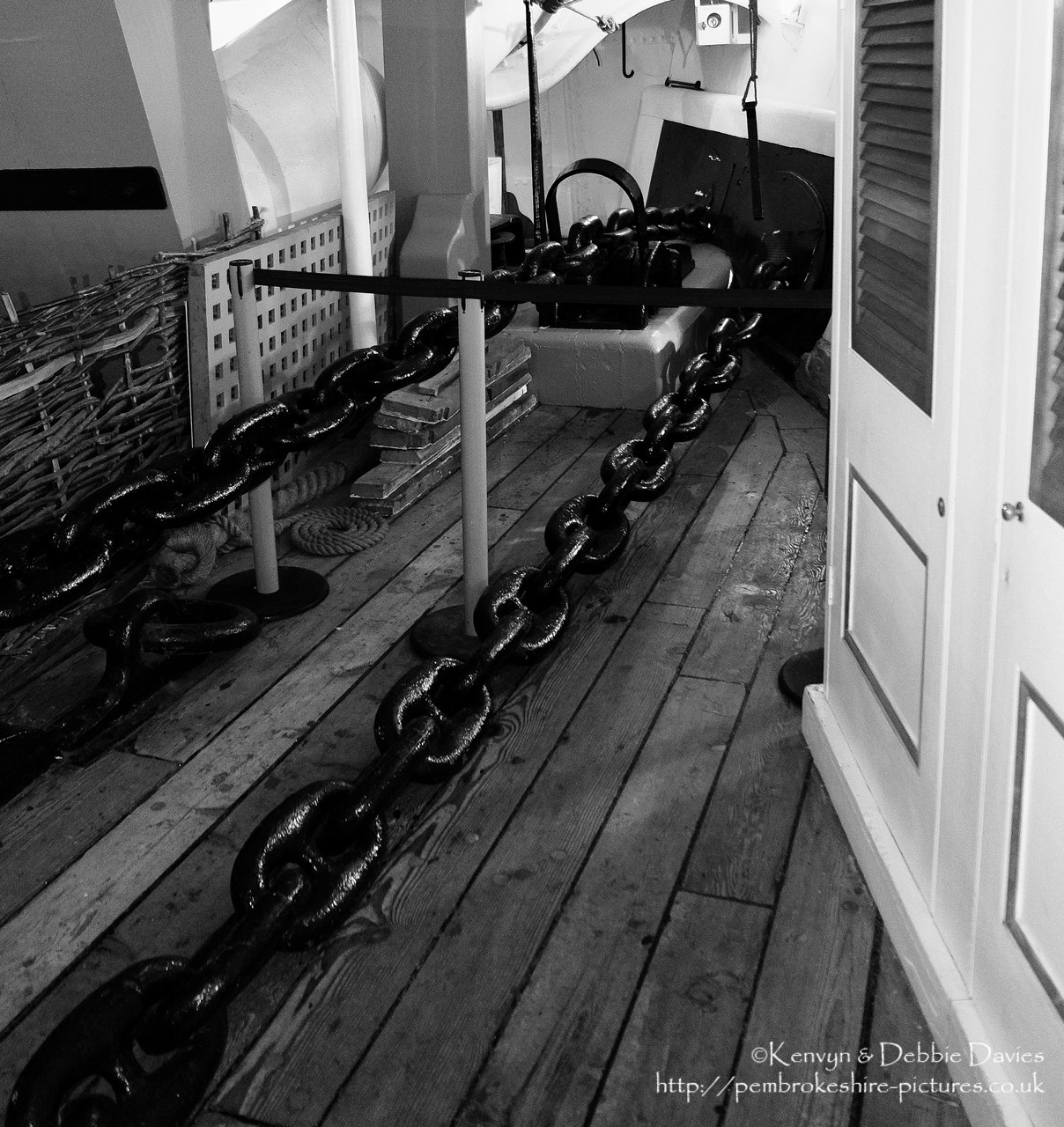 Built between 1859-61, The HMS Warrior was one of two armoured frigates (her sister ship was the HMS Black Prince) built in response to the French Napol?on, the first steam powered battleship in the world. She was the largest, most powerful and fastest ship of her day but soon became obsolete as maritime warfare equipment advanced. She is now docked in Portsmouth Harbour and has been restored as part of the National Maritime Fleet.