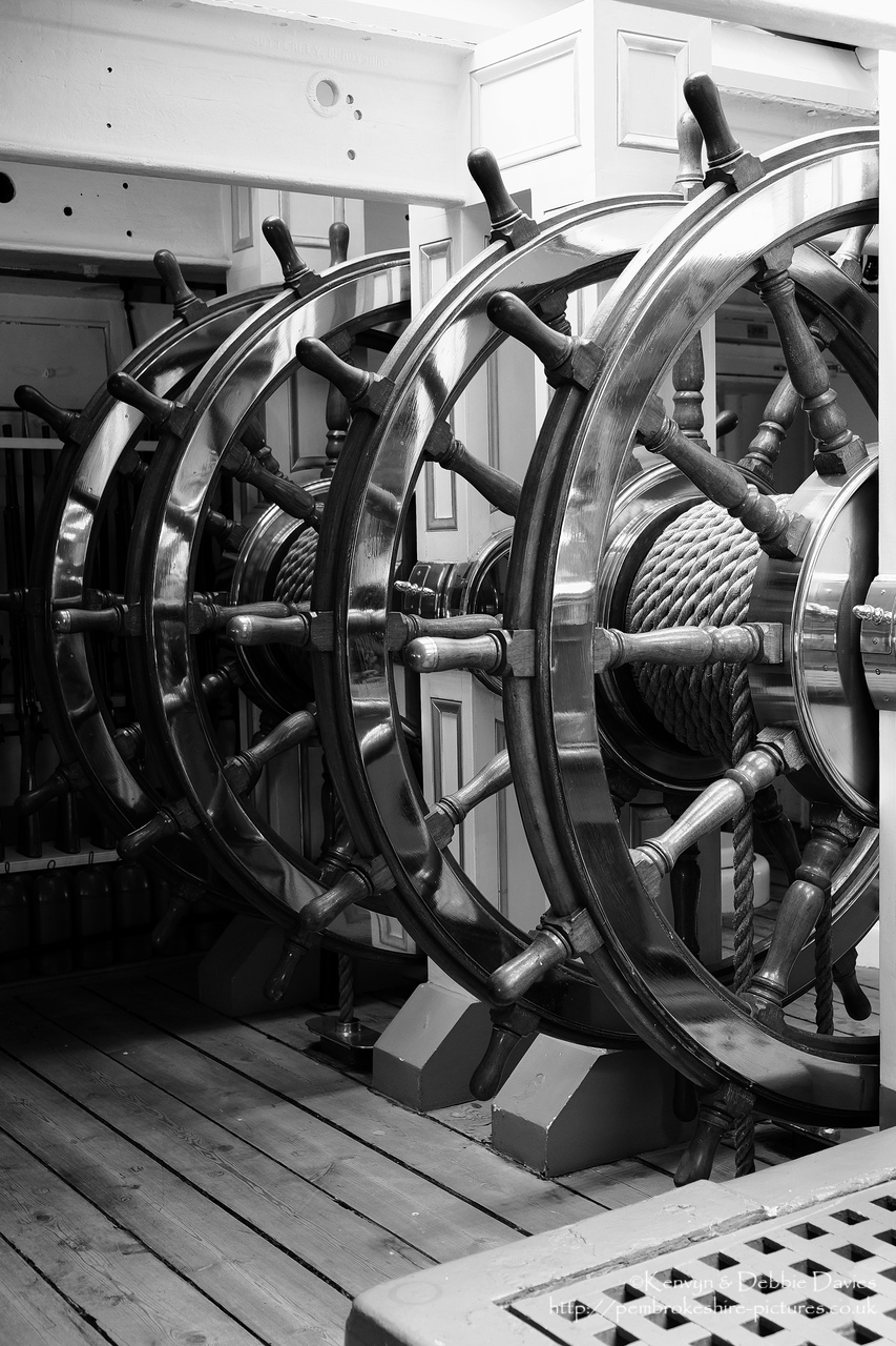 Built between 1859-61, The HMS Warrior was one of two armoured frigates (her sister ship was the HMS Black Prince) built in response to the French Napol?on, the first steam powered battleship in the world. She was the largest, most powerful and fastest ship of her day but soon became obsolete as maritime warfare equipment advanced. She is now docked in Portsmouth Harbour and has been restored as part of the National Maritime Fleet.