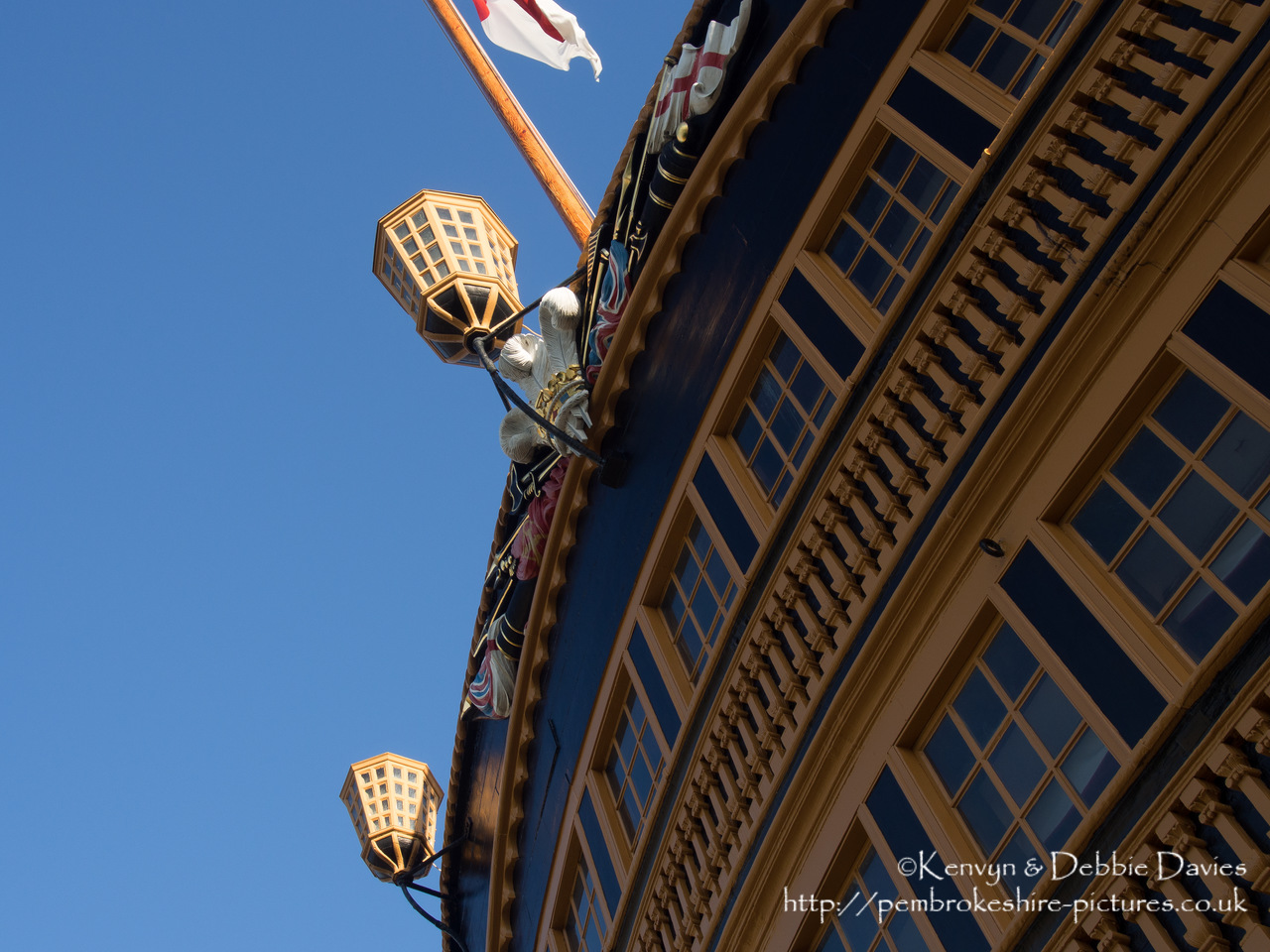 HMS Victory is a 104-gun first-rate ship of the line of the Royal Navy, laid down in 1759 and launched in 1765. She is most famous as Lord Nelson's flagship at the Battle of Trafalgar in 1805.<br/><br/>HMS Victory is the flagship of the First Sea Lord and is the oldest naval ship still in commission.