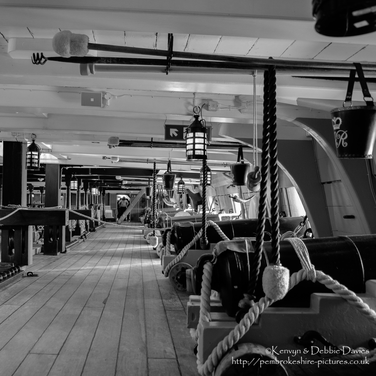 HMS Victory is a 104-gun first-rate ship of the line of the Royal Navy, laid down in 1759 and launched in 1765. She is most famous as Lord Nelson's flagship at the Battle of Trafalgar in 1805.<br/><br/>HMS Victory is the flagship of the First Sea Lord and is the oldest naval ship still in commission.