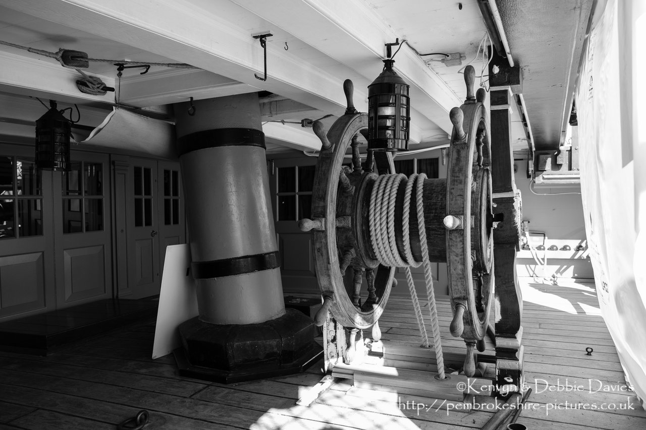 HMS Victory is a 104-gun first-rate ship of the line of the Royal Navy, laid down in 1759 and launched in 1765. She is most famous as Lord Nelson's flagship at the Battle of Trafalgar in 1805.<br/><br/>HMS Victory is the flagship of the First Sea Lord and is the oldest naval ship still in commission.