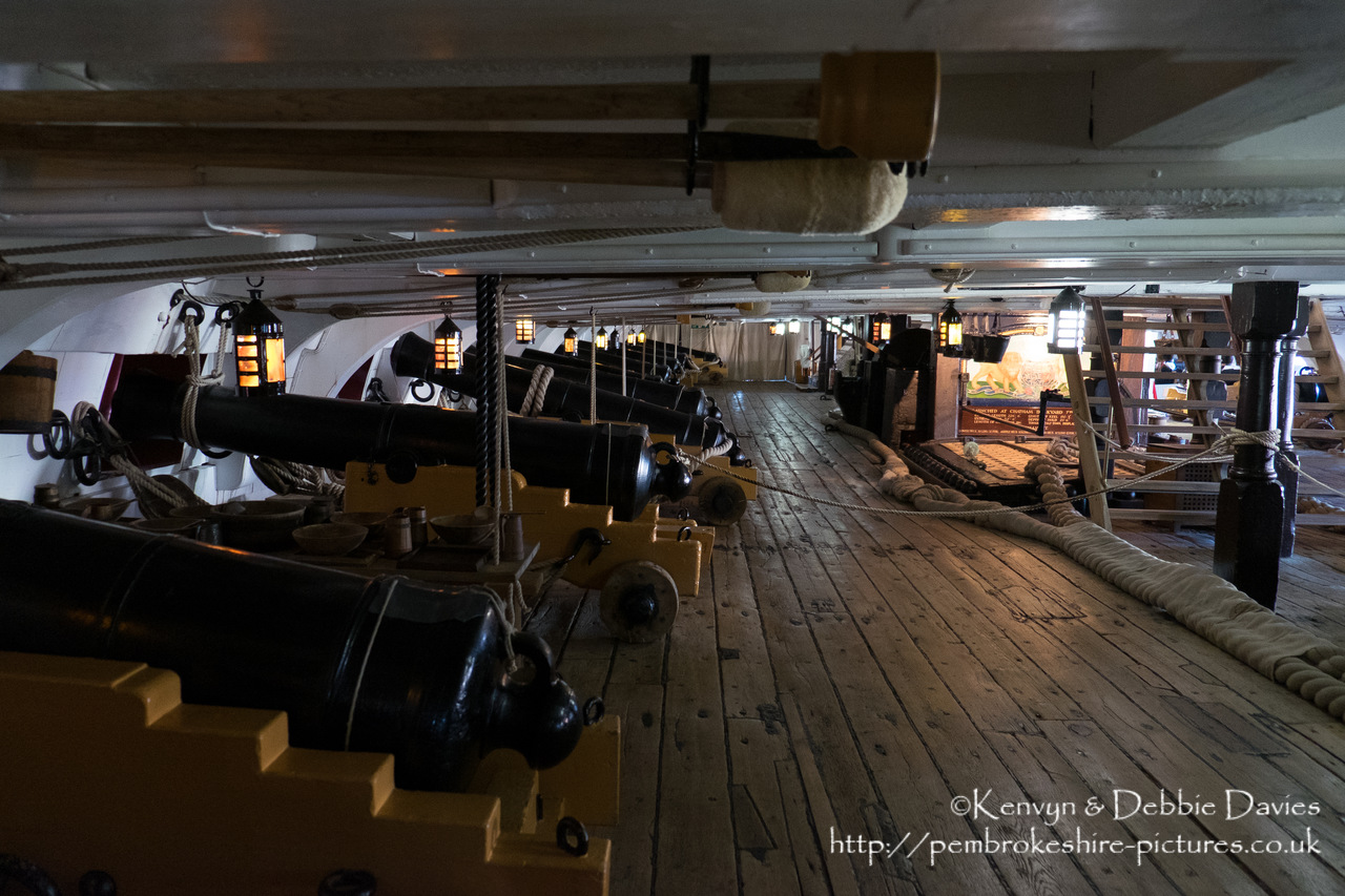 HMS Victory is a 104-gun first-rate ship of the line of the Royal Navy, laid down in 1759 and launched in 1765. She is most famous as Lord Nelson's flagship at the Battle of Trafalgar in 1805.<br/><br/>HMS Victory is the flagship of the First Sea Lord and is the oldest naval ship still in commission.