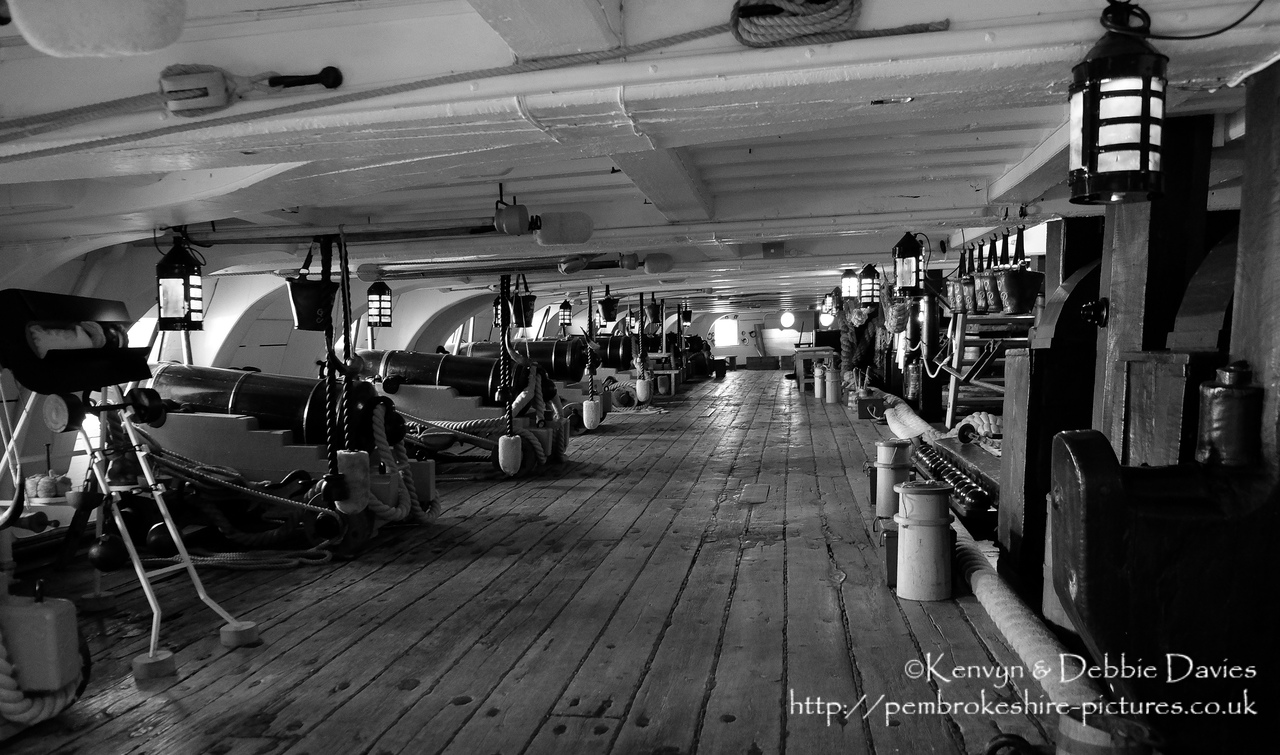 HMS Victory is a 104-gun first-rate ship of the line of the Royal Navy, laid down in 1759 and launched in 1765. She is most famous as Lord Nelson's flagship at the Battle of Trafalgar in 1805.<br/><br/>HMS Victory is the flagship of the First Sea Lord and is the oldest naval ship still in commission.