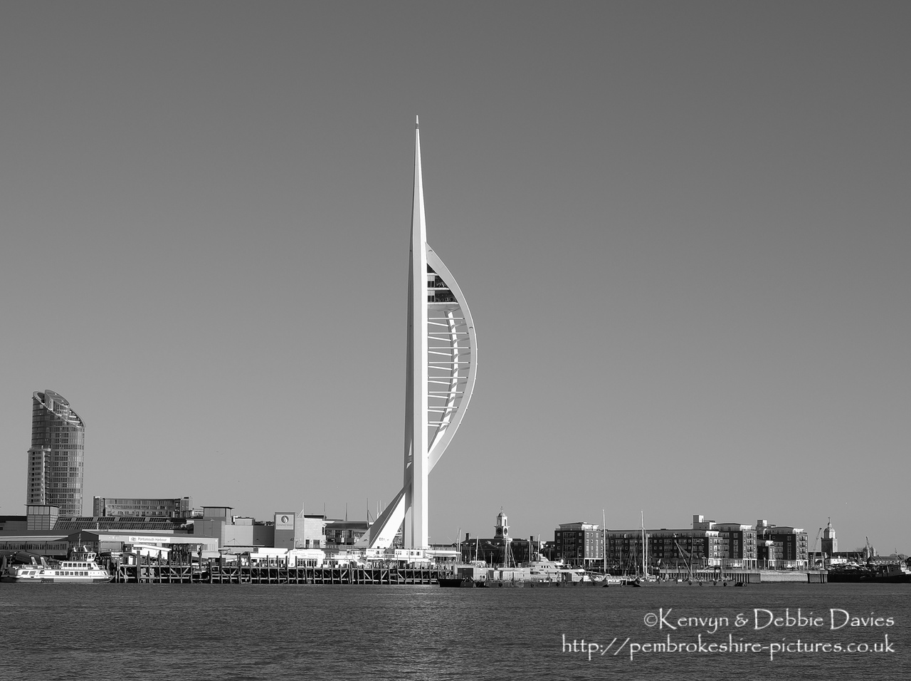 Standing at 560ft (170m) The Spinnaker is the highest human built and accessible point in Britain outside London.