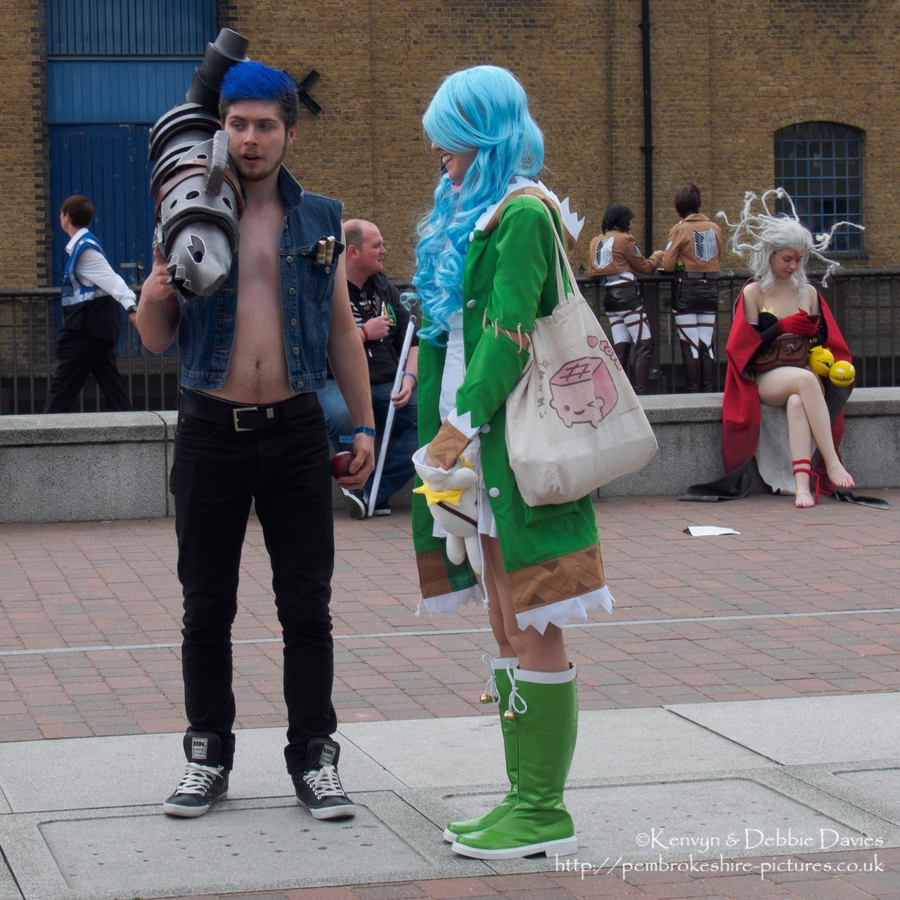 If you can identify the characters (or if you are one of the characters) then please email me at <a href="mailto:webmaster@pembrokeshire-pictures.co.uk">webmaster@pembrokeshire-pictures.co.uk</a>.<br/><br/>More at https://www.flickr.com/photos/kendavies/albums/72157668