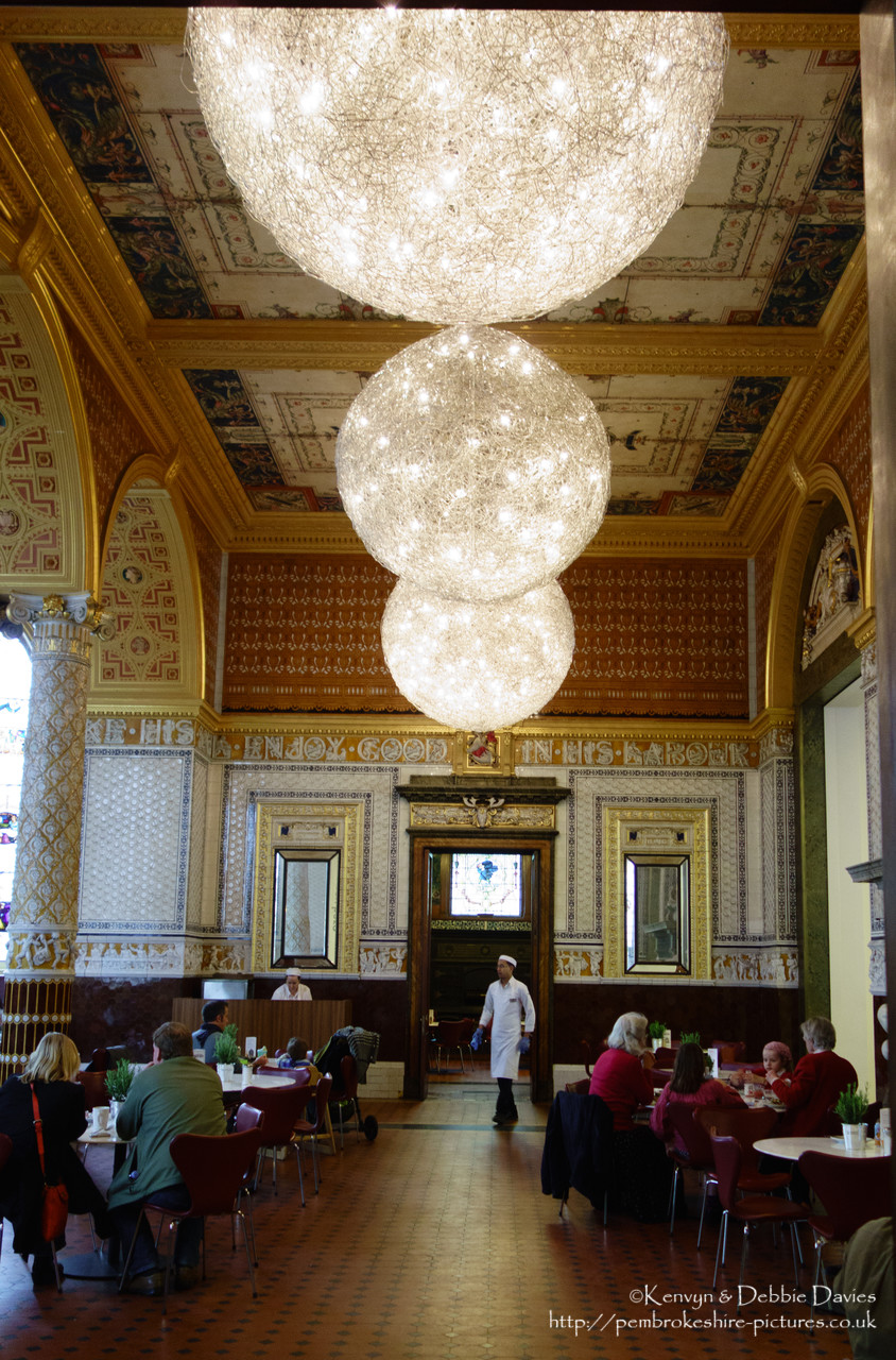 The V&A Dining Room (sometimes known as the Gamble Room) is the oldest museum cafe in the world.
