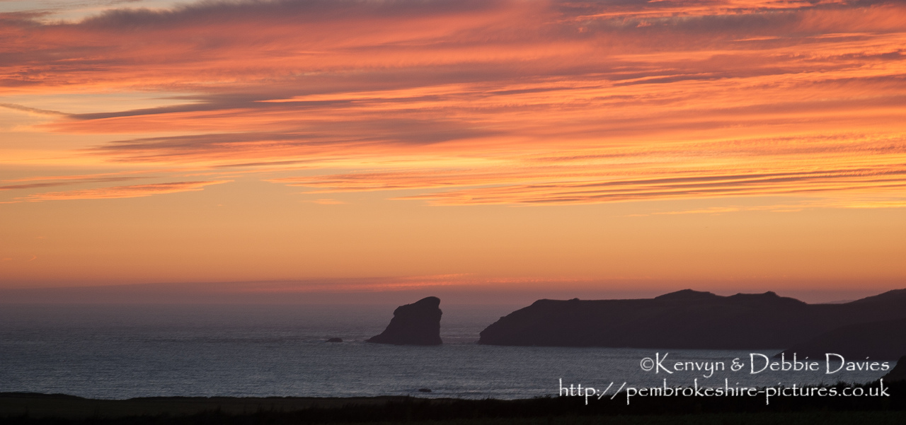 Shot from Newgale on a September Evening, 2003