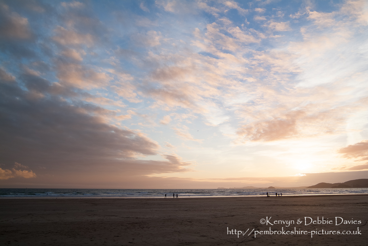 Newgale on a summer evening