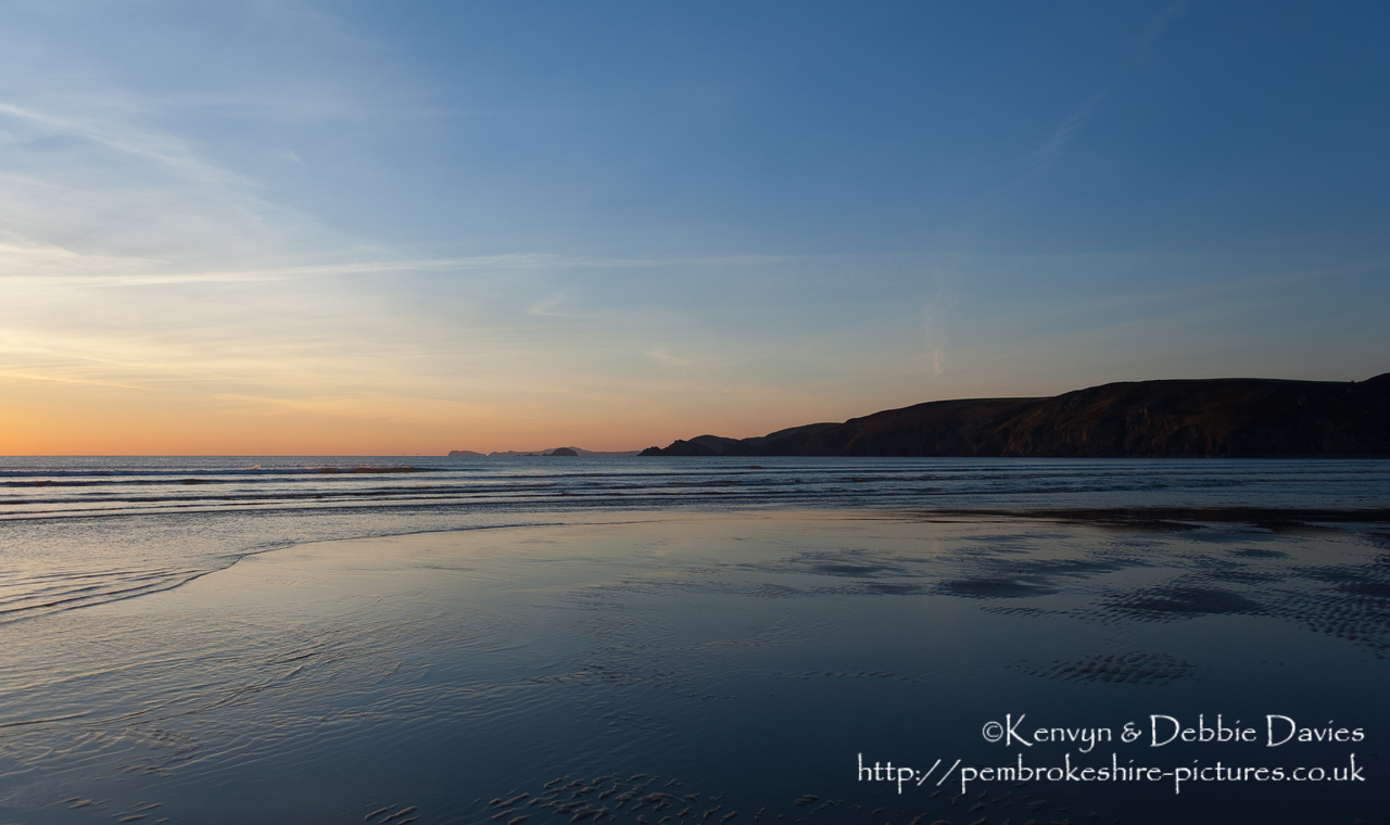 Newgale on a summer evening
