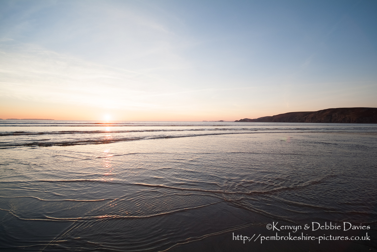 Newgale on a summer evening