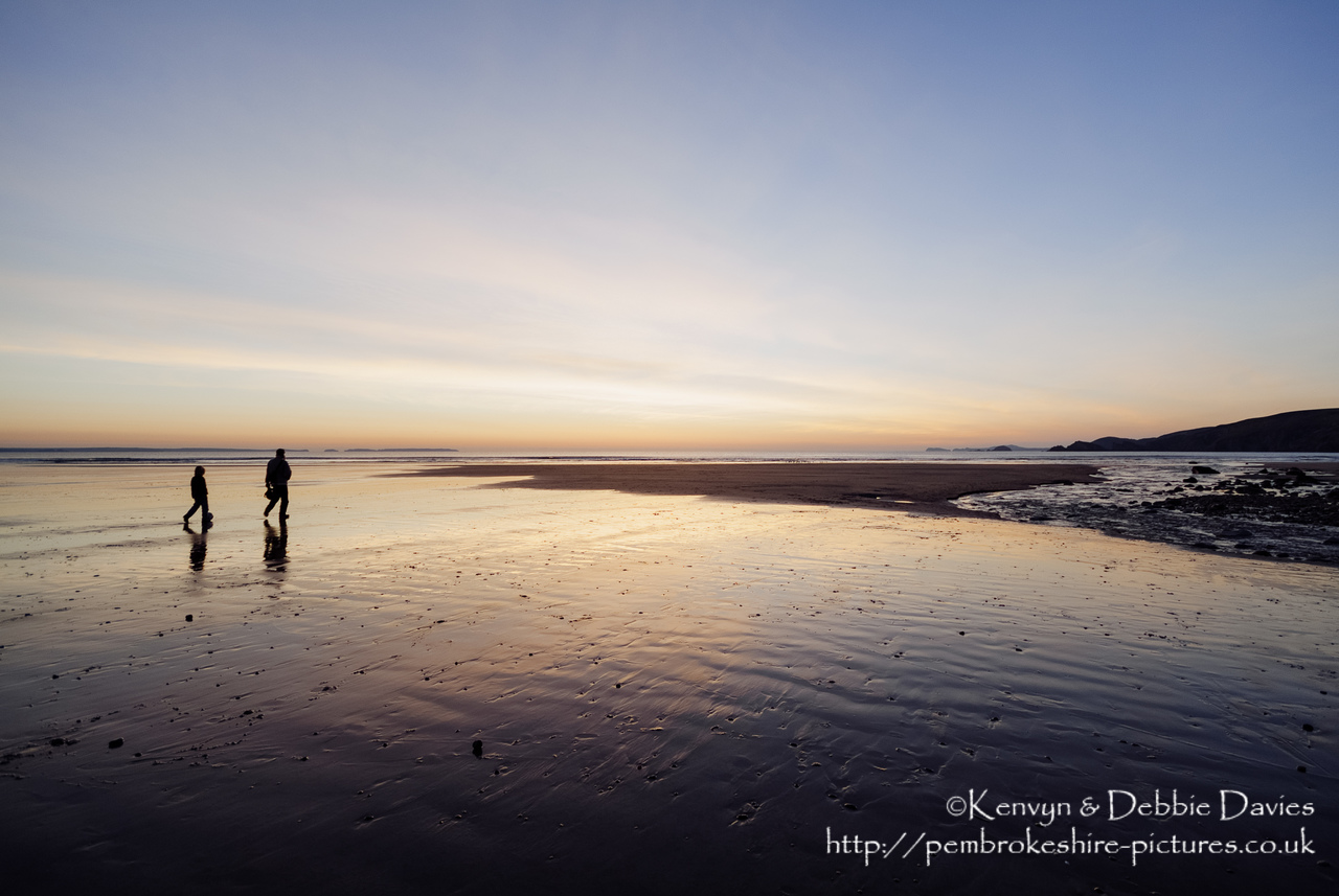 Newgale on a summer evening