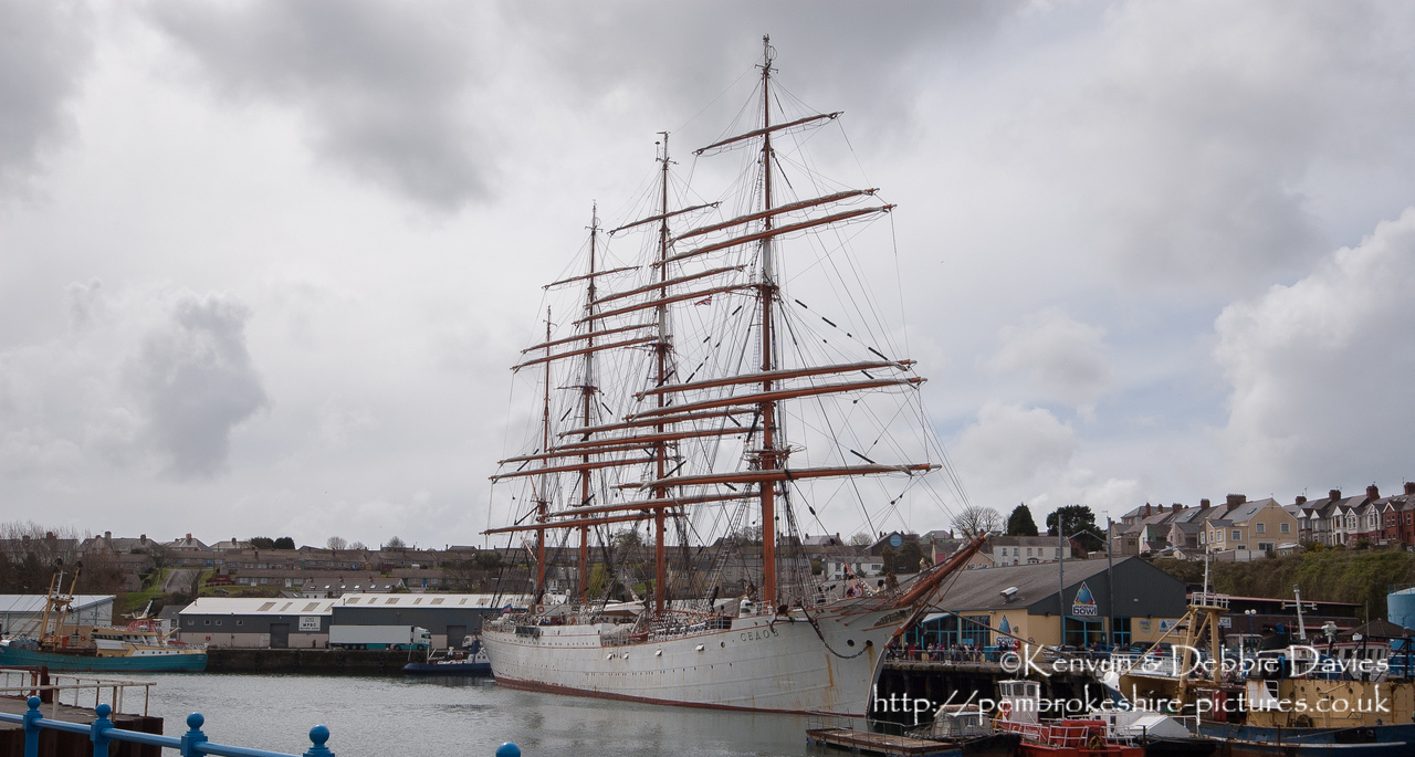 Sedov Tall Ship at Milford Haven
