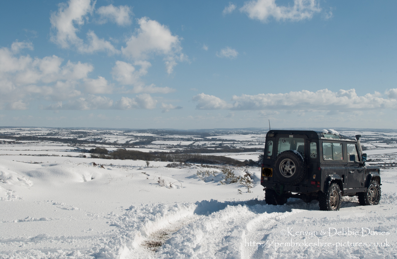 Pembrokeshire under snow