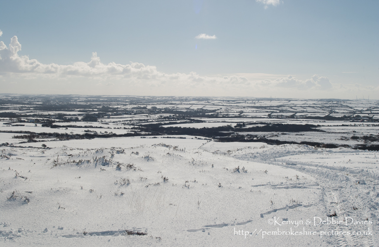 Pembrokeshire under snow