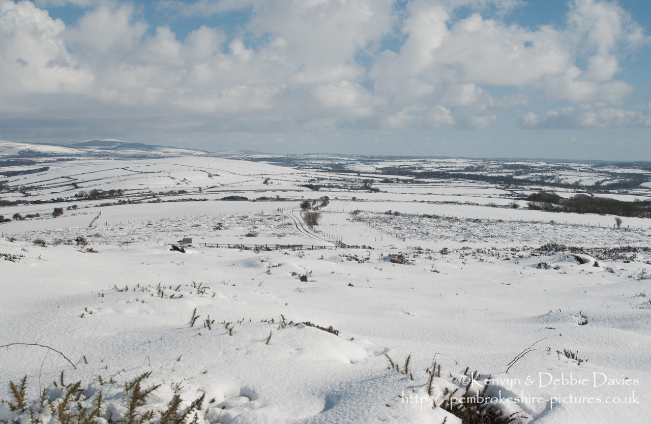 Pembrokeshire under snow