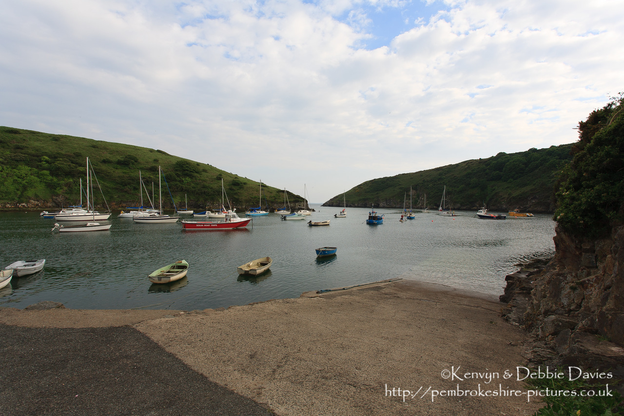 Solva and surrounding headlands