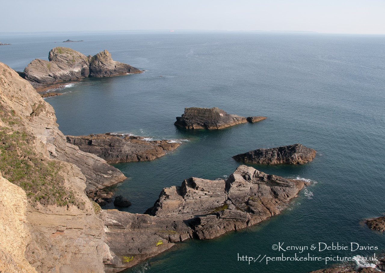 Solva and surrounding headlands