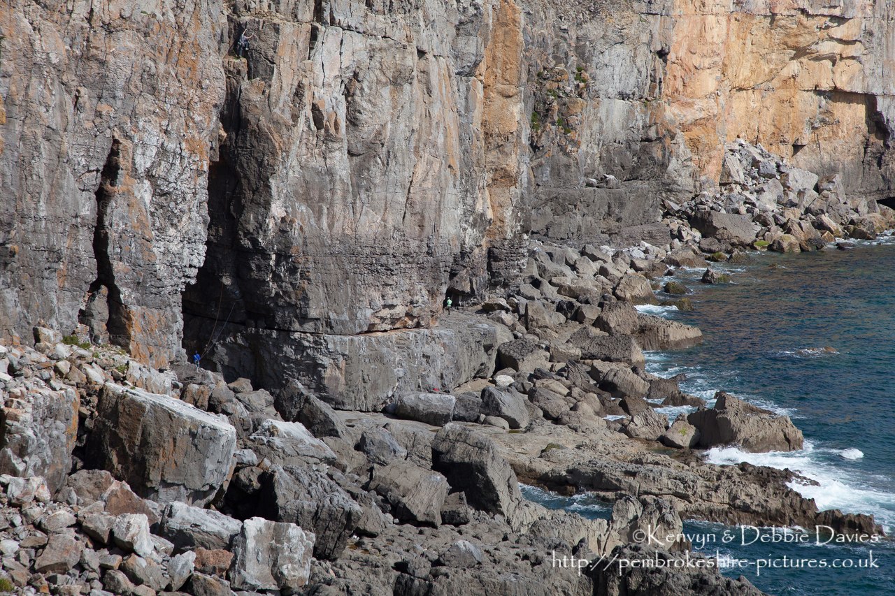 The Coast Around St Govan's Head.