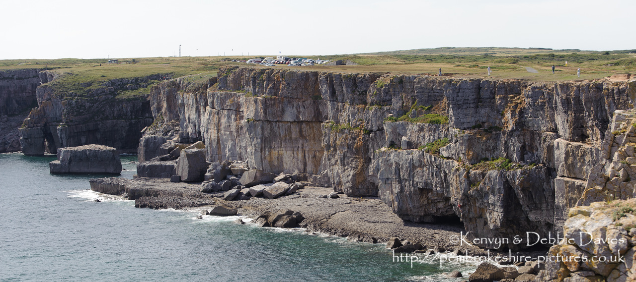 The Coast Around St Govan's Head.