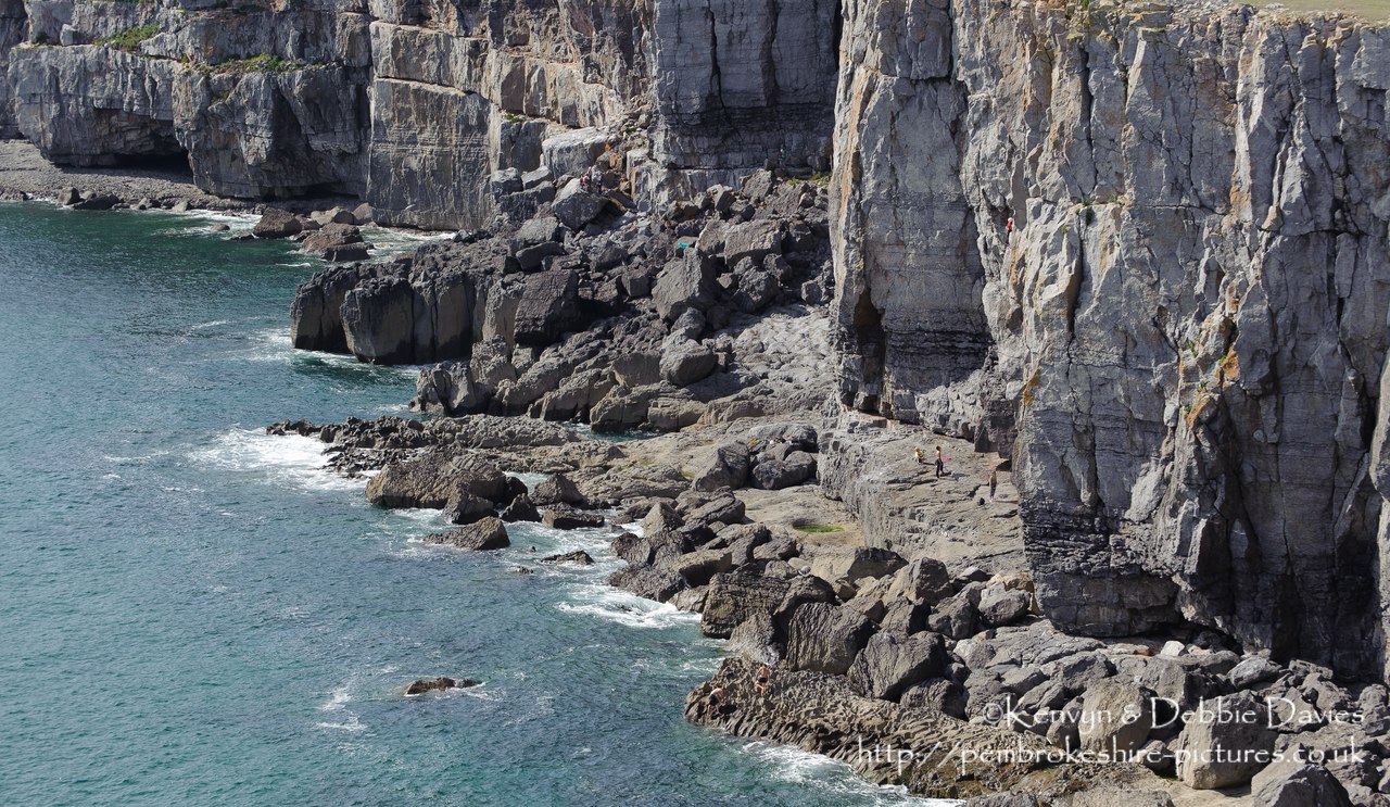 The Coast Around St Govan's Head.