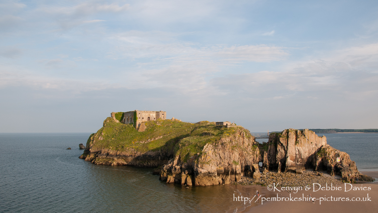 St. Catherine's Fort in Tenby was built in 1867 to prevent Tenby being used as a bridgehead for an attack on the port of Milford Haven. It is currently derellict but has acted as a fort, private dwelling and zoo!