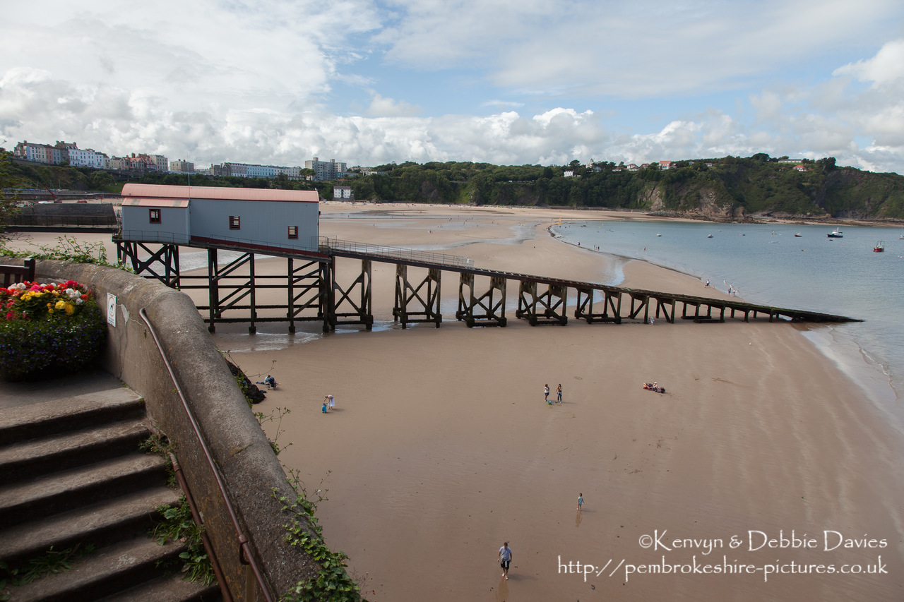 Tenby has had a lifeboat station since 1852, with the RNLI running it since 1854. It currently (as at 2012) has the old station (recently converted to a private residence), built in 1976 and the new  (completed 2005).