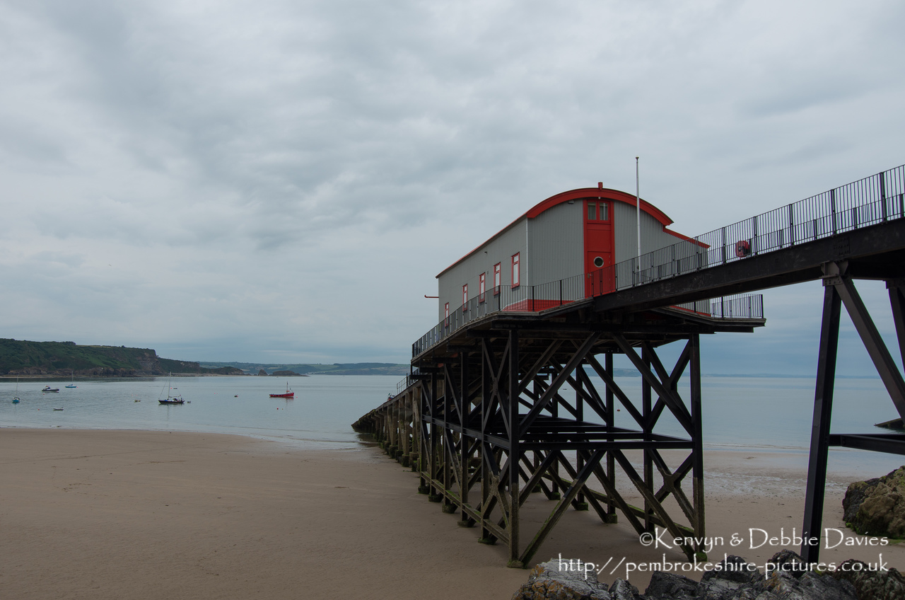 Tenby has had a lifeboat station since 1852, with the RNLI running it since 1854. It currently (as at 2012) has the old station (recently converted to a private residence), built in 1976 and the new  (completed 2005).
