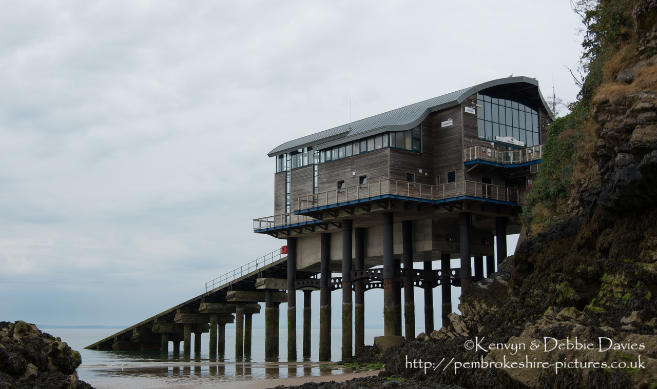 Tenby has had a lifeboat station since 1852, with the RNLI running it since 1854. It currently (as at 2012) has the old station (recently converted to a private residence), built in 1976 and the new  (completed 2005).