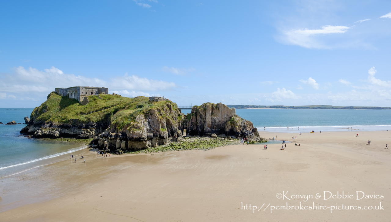 St. Catherine's Fort in Tenby was built in 1867 to prevent Tenby being used as a bridgehead for an attack on the port of Milford Haven. It is currently derellict but has acted as a fort, private dwelling and zoo!