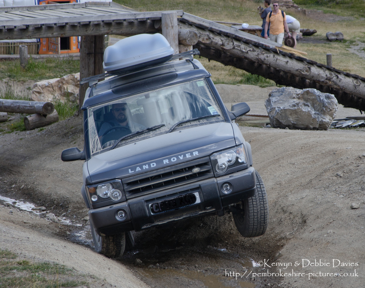 The Val d'Isère ski resort is used as an off-roading course during the summer months when there little snow about. Manufacturers use it to test their new 4x4's.