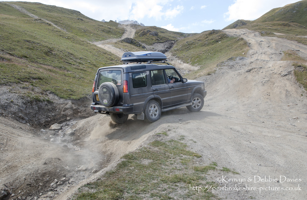 The Val d'Isère ski resort is used as an off-roading course during the summer months when there little snow about. Manufacturers use it to test their new 4x4's.