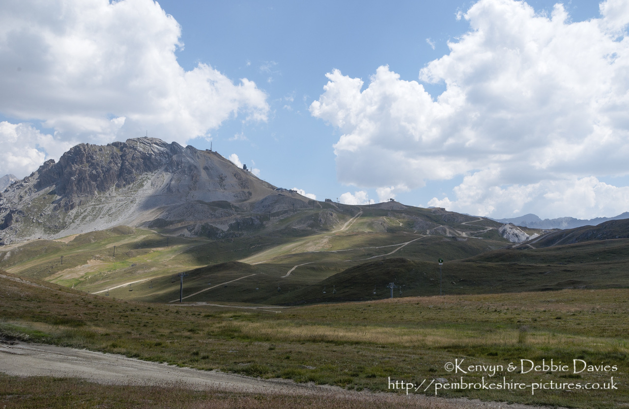 The Val d'Isère ski resort is used as an off-roading course during the summer months when there little snow about. Manufacturers use it to test their new 4x4's.