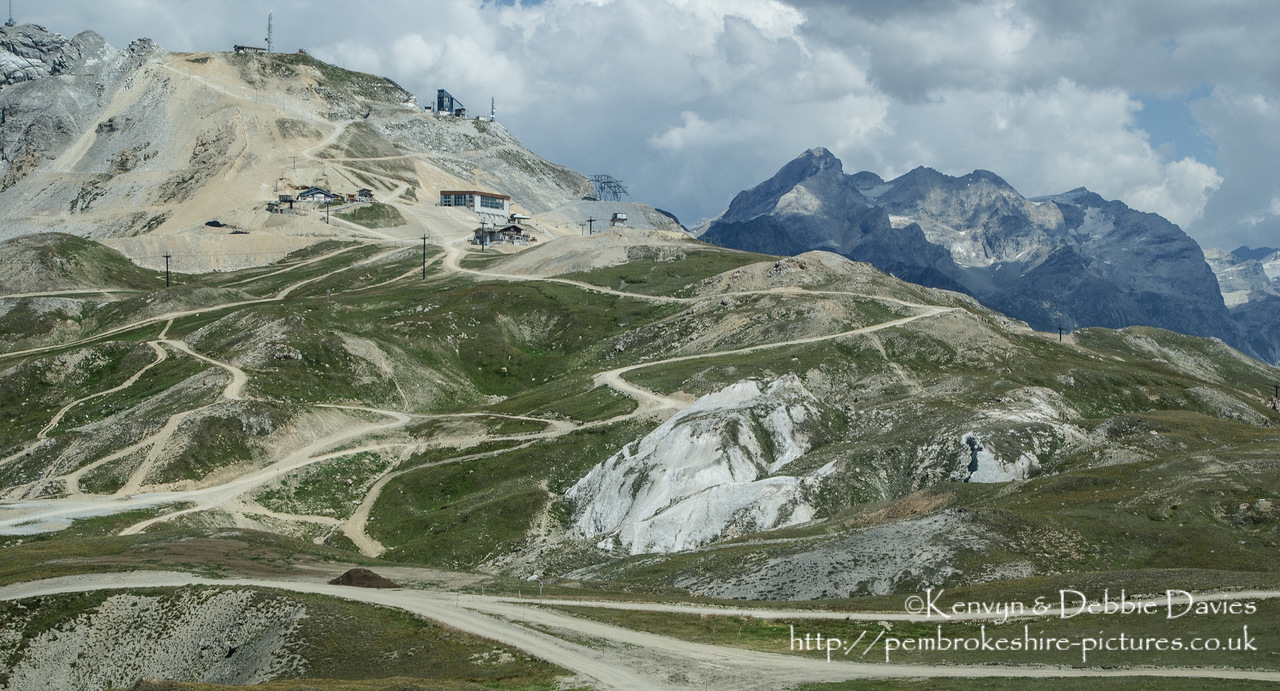 The Val d''Isère ski resort is used as an off-roading course during the summer months when there little snow about. Manufacturers use it to test their new 4x4's.