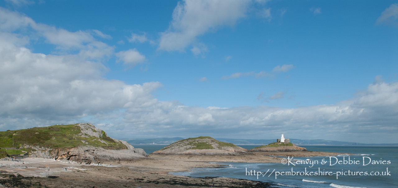 Gower or the Gower Peninsula (Welsh: Gwyr or Penrhyn G?yr) is a peninsula in south Wales, projecting westwards into the Bristol Channel, and administratively part of the City and County of Swansea. In 1956 Gower became the first area in Britain to be designated an Area of Outstanding Natural Beauty.
