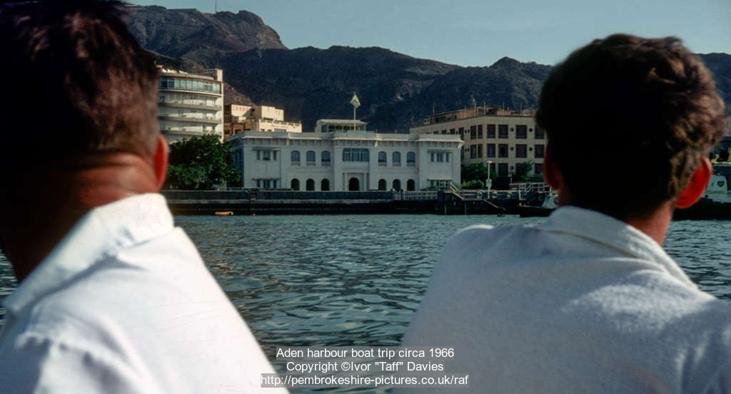 Aden harbour boat trip circa 1966