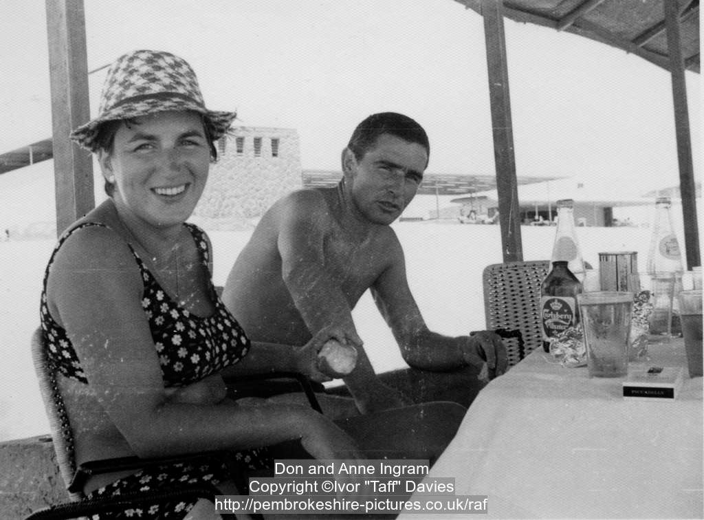 Don and Anne Ingram, Aden circa 1966