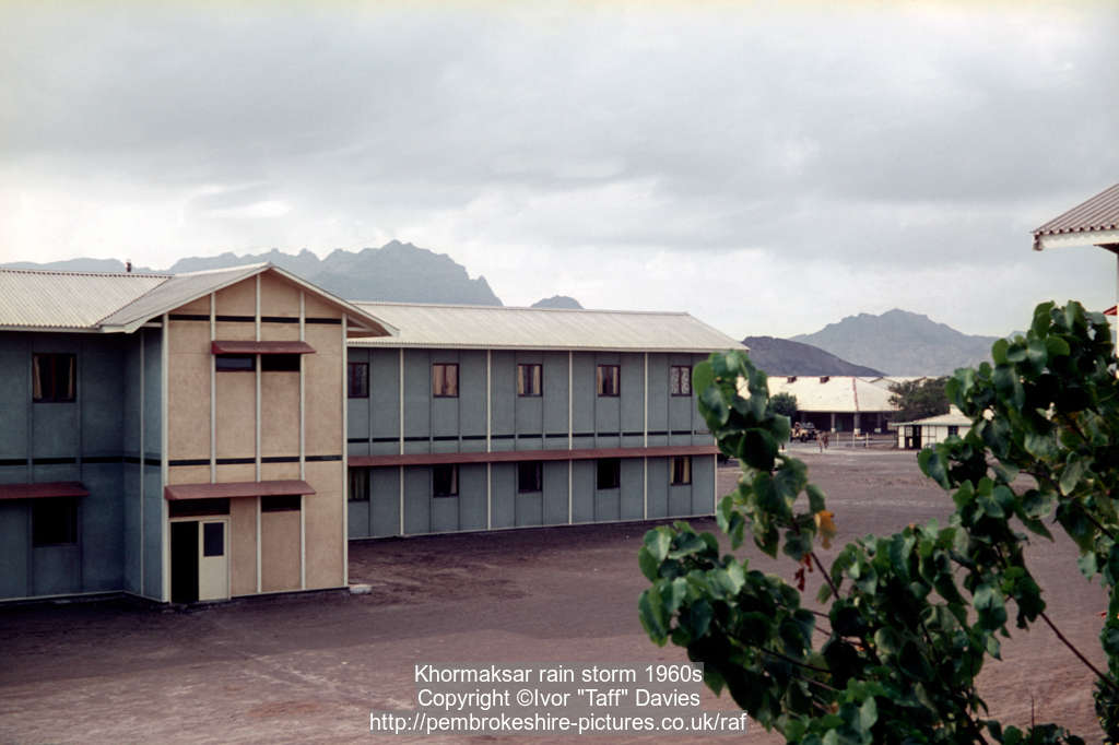 Khormaksar rain storm 1960s