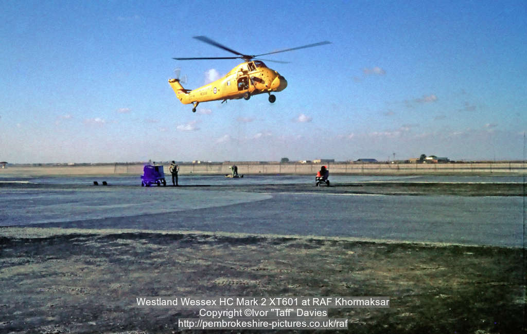 Westland Wessex HC Mark 2 XT601 at RAF Khormaksar