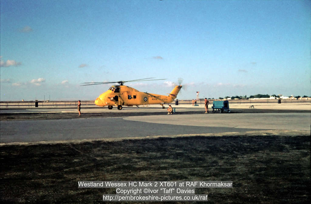 Westland Wessex HC Mark 2 XT601 at RAF Khormaksar